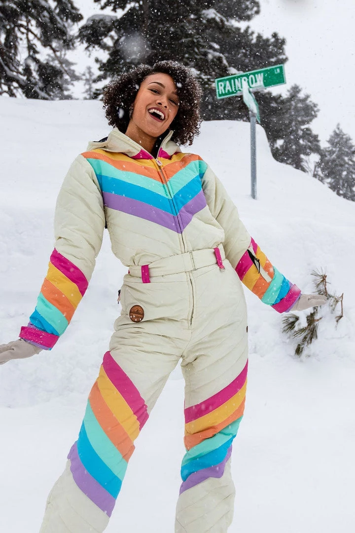Tipsy Elves Women's Retro Rainbow Snow Suit 2 Tipsy Elves Women's Retro Rainbow Snow Suit