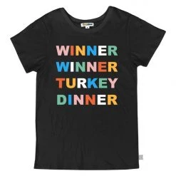 Tipsy Elves Women's Winner Winner Turkey Dinner Tee
