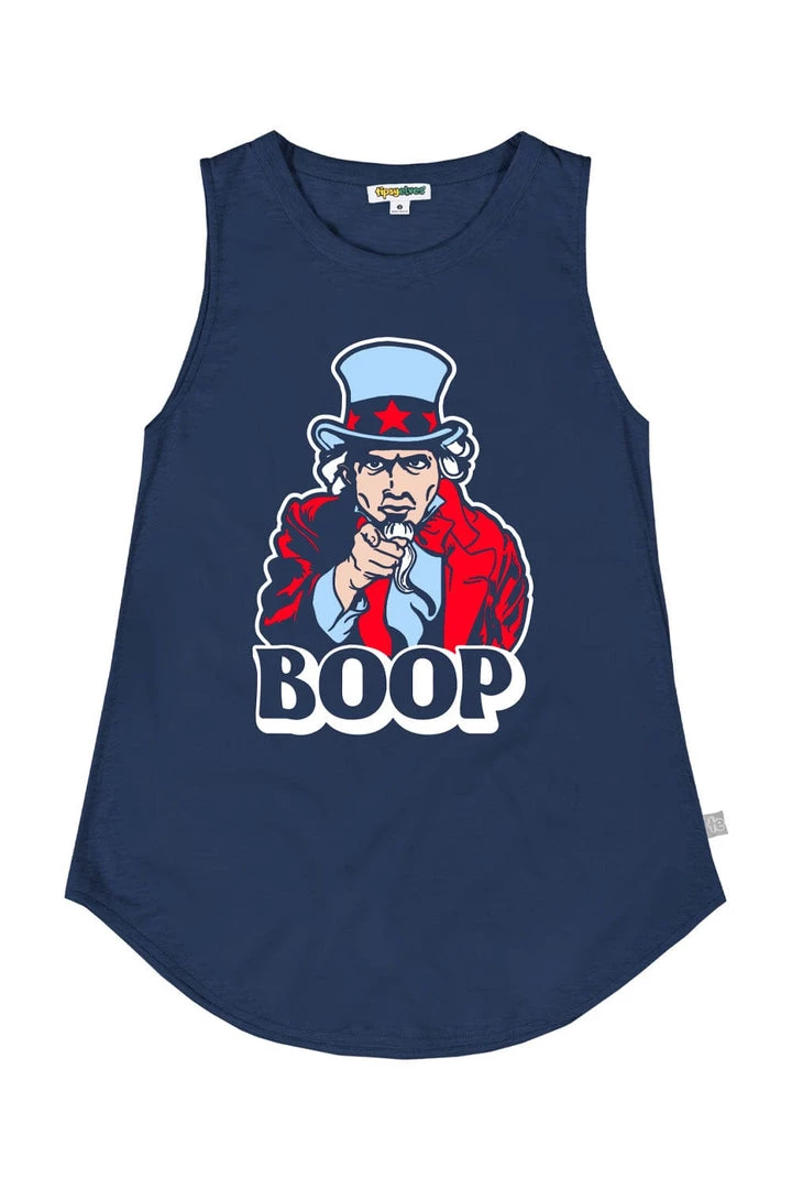 Tipsy Elves Women's Uncle Sam BOOP Tank Top 1 Tipsy Elves Women's Uncle Sam BOOP Tank Top