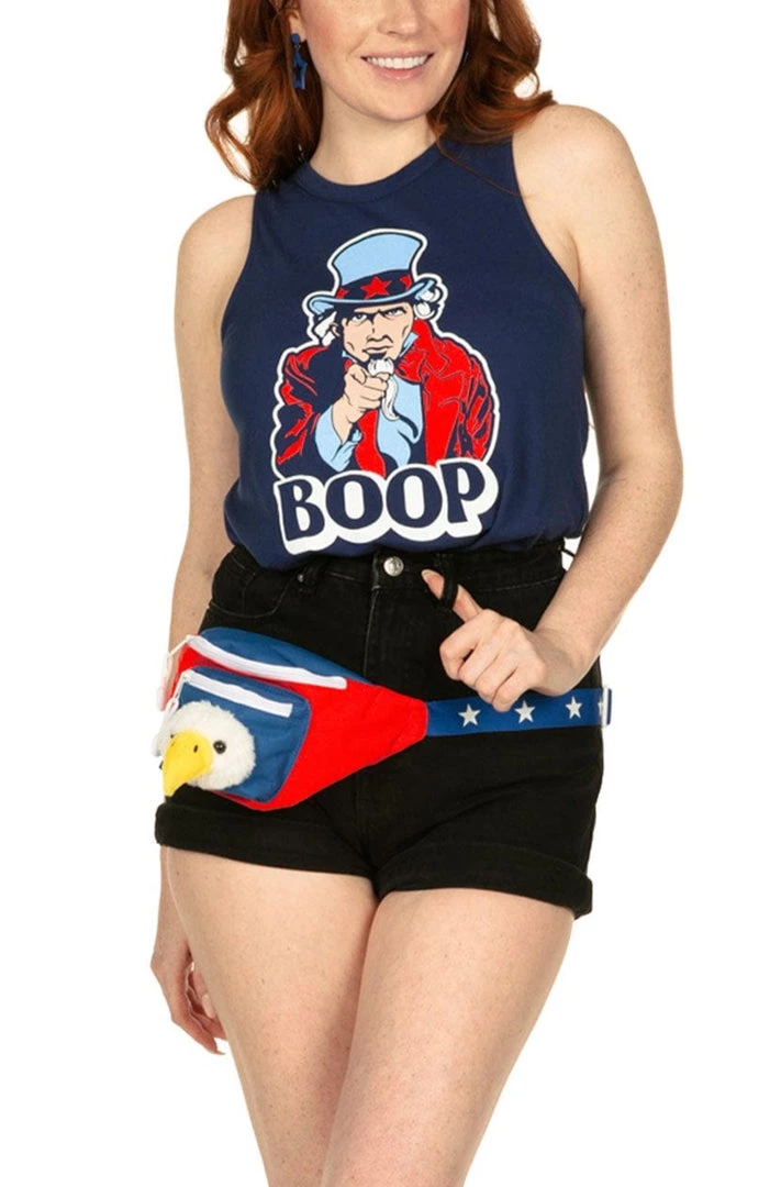 Tipsy Elves Women's Uncle Sam BOOP Tank Top 2 Tipsy Elves Women's Uncle Sam BOOP Tank Top