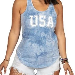 Tipsy Elves Women's United Blue Skies Tank Top