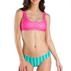 Tipsy Elves Women's Watermelon Bikini Bottom